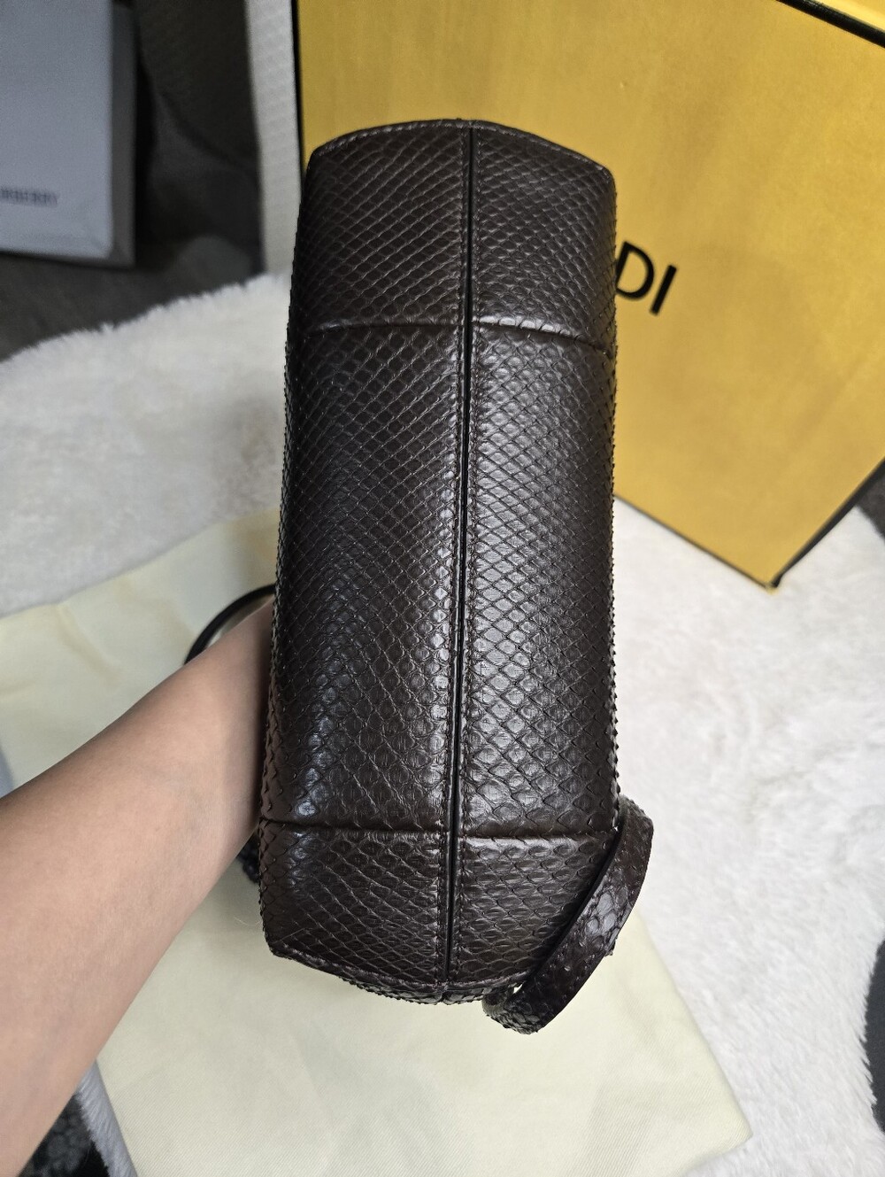🔥 Fendi First Python Bag Small EXCELLENT 🔥 - Picture 7 of 11